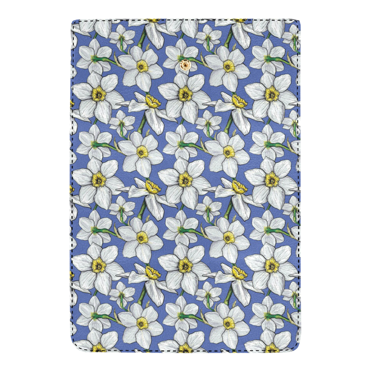 Daffodils Pattern Print Design DF08 Women's Trifold Wallet