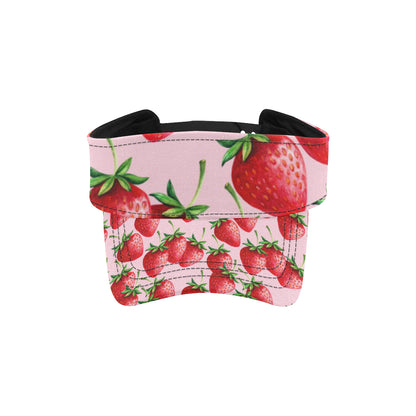 Strawberry Pattern Print Design SB03 Unisex Sun Visor