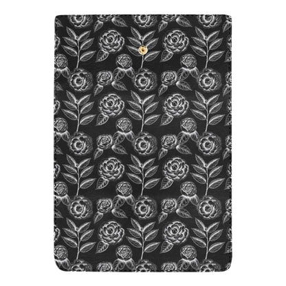 Camellia Pattern Print Design 02 Women's Trifold Wallet