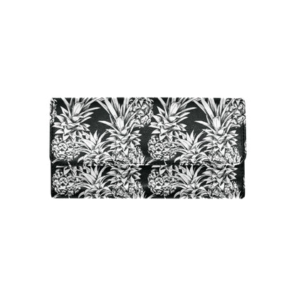 Pineapple Pattern Print Design PP08 Women's Trifold Wallet