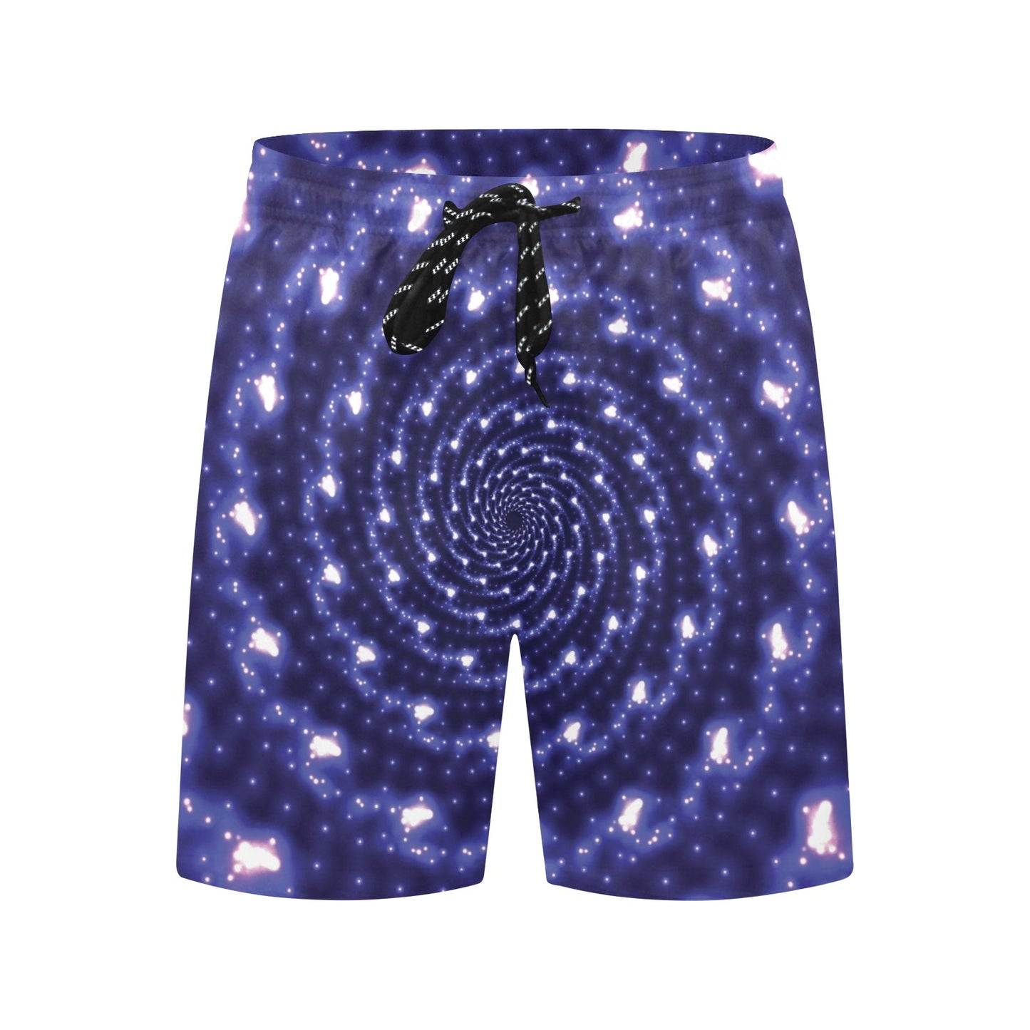 Vortex Print Design LKS305 Men's Swim Trunks Beach Shorts