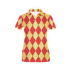 Harlequin Pattern Print Design 03 Women's Polo Shirt