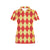 Harlequin Pattern Print Design 03 Women's Polo Shirt