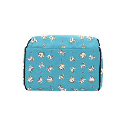 Russell Terriers Playing Print Design LKS305 Diaper Bag Backpack