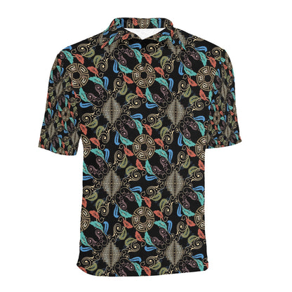 Ancient Greek Print Design LKS308 Men Polo Shirt