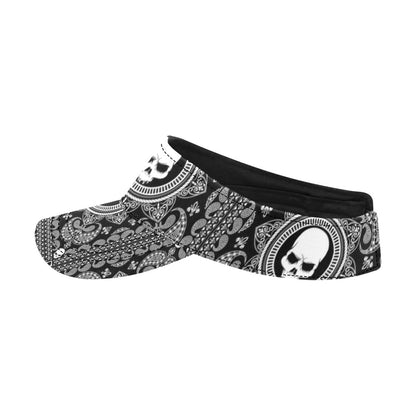 Bandana Skull Print Design LKS303 Unisex Sun Visor