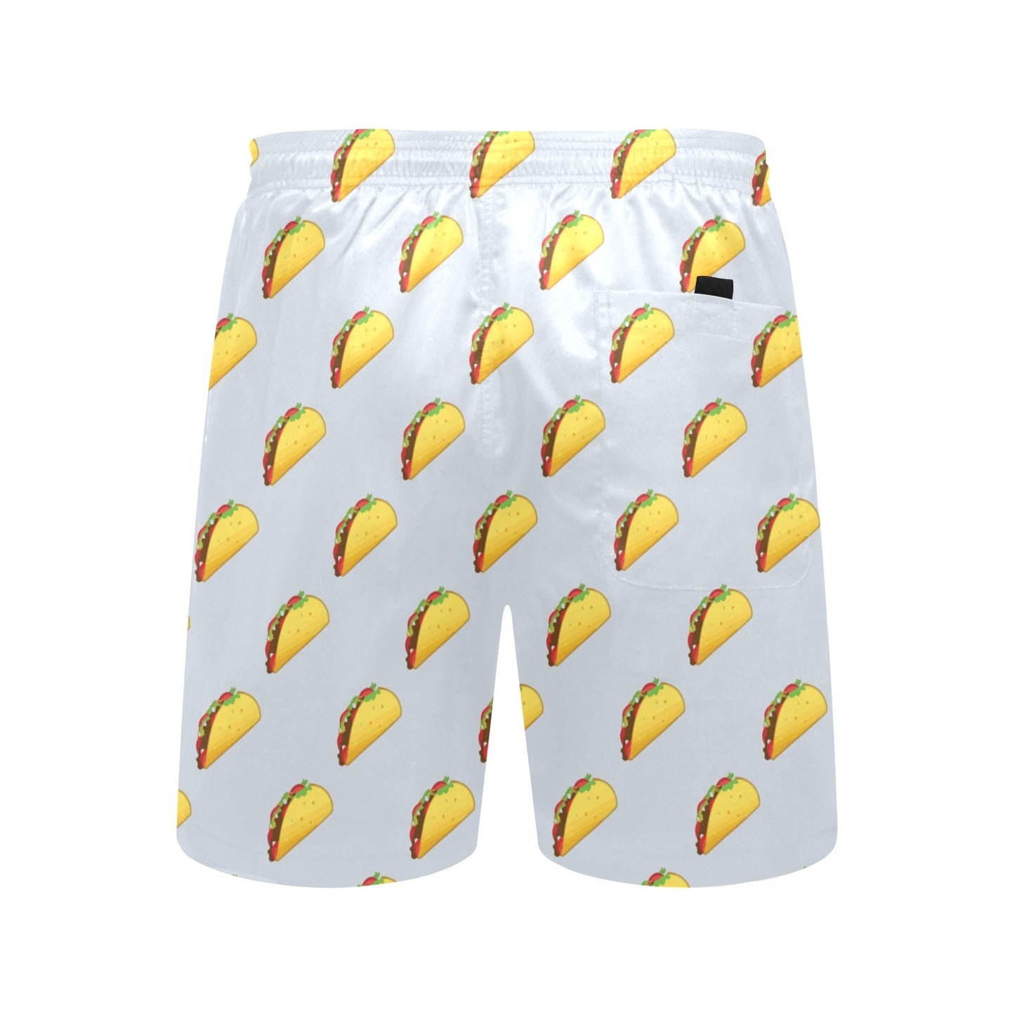 Taco Print Design LKS304 Men's Swim Trunks Beach Shorts