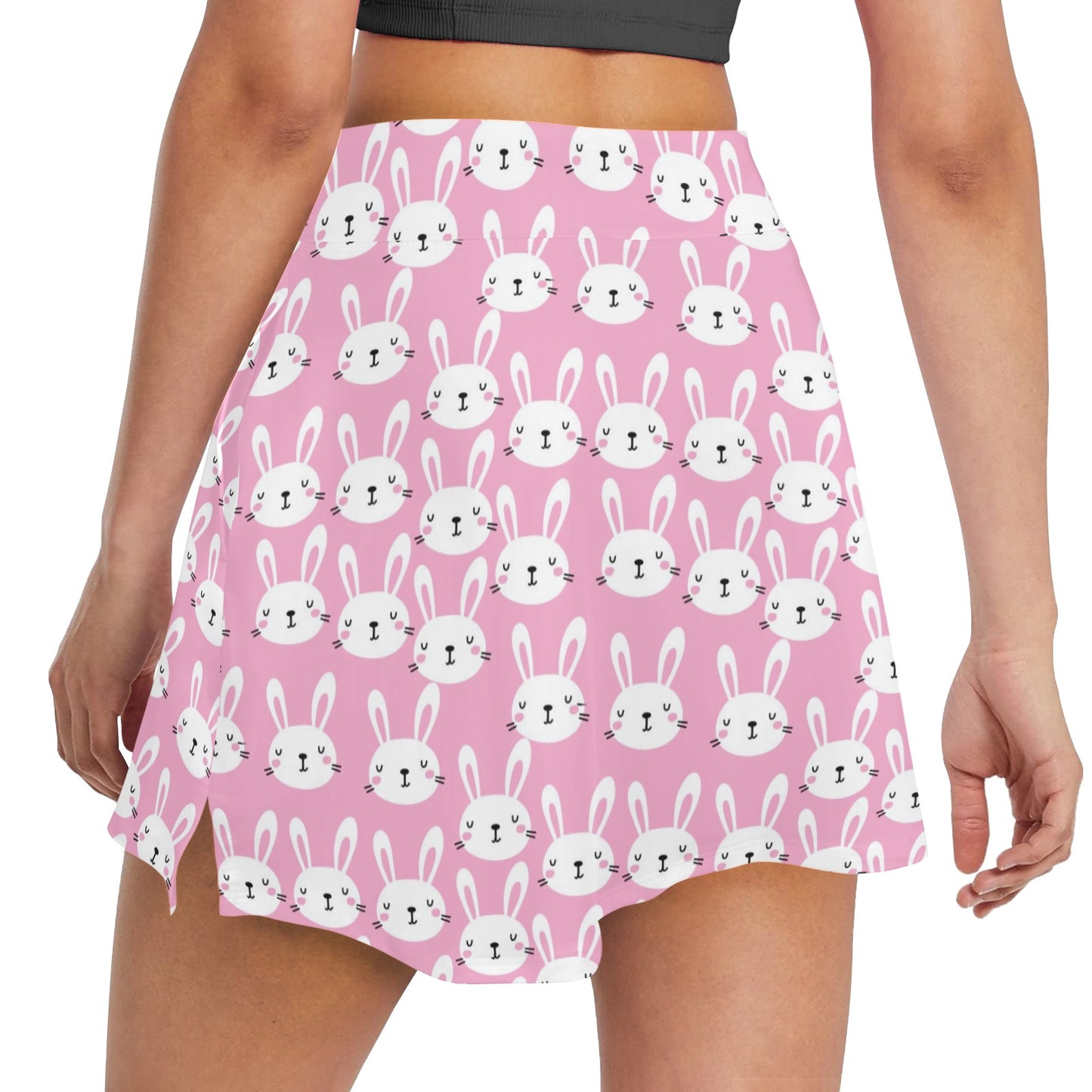 Rabbit Print Design LKS401 17" Golf & Pickleball Skort with Pockets