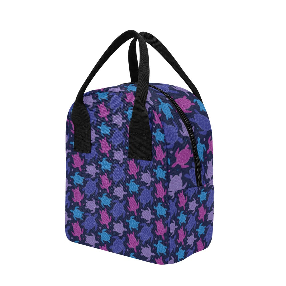 Sea Turtle Print Design LKS309 Insulated Lunch Bag