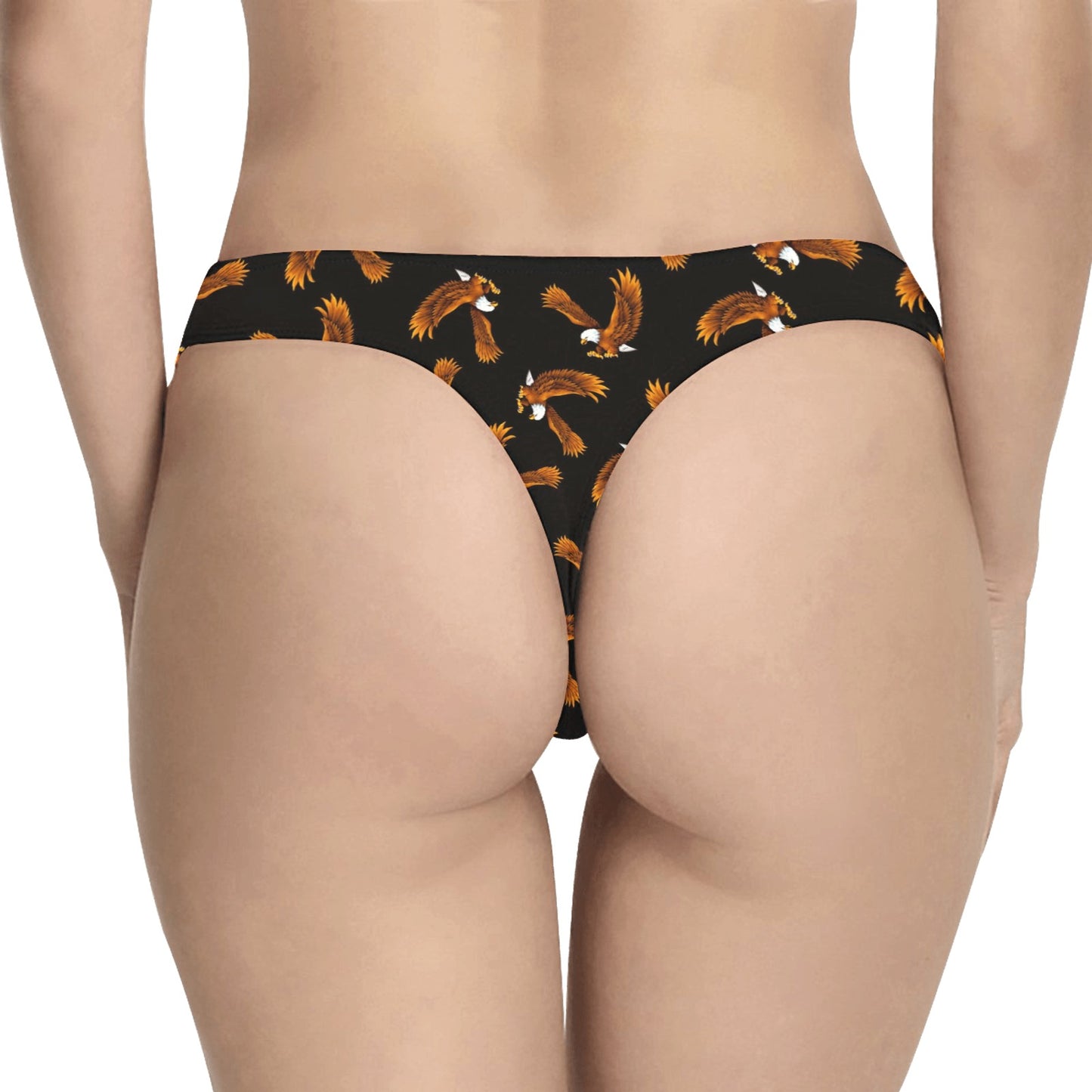 Eagles Print Pattern Women's Thongs
