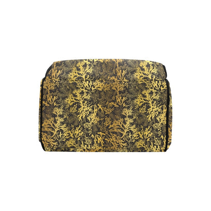 Seaweed Print Design LKS303 Diaper Bag Backpack