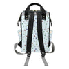 Safety Pin Print Design LKS303 Diaper Bag Backpack