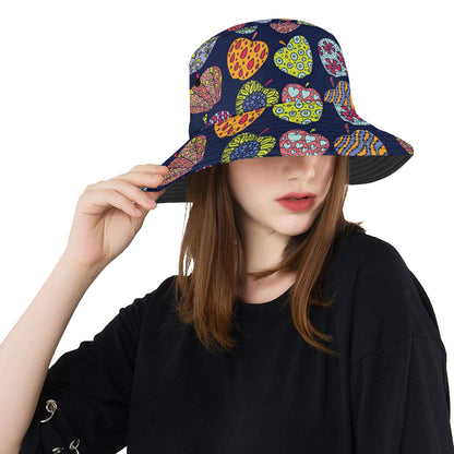 Apple Pattern Print Design AP05 Unisex Bucket Hat
