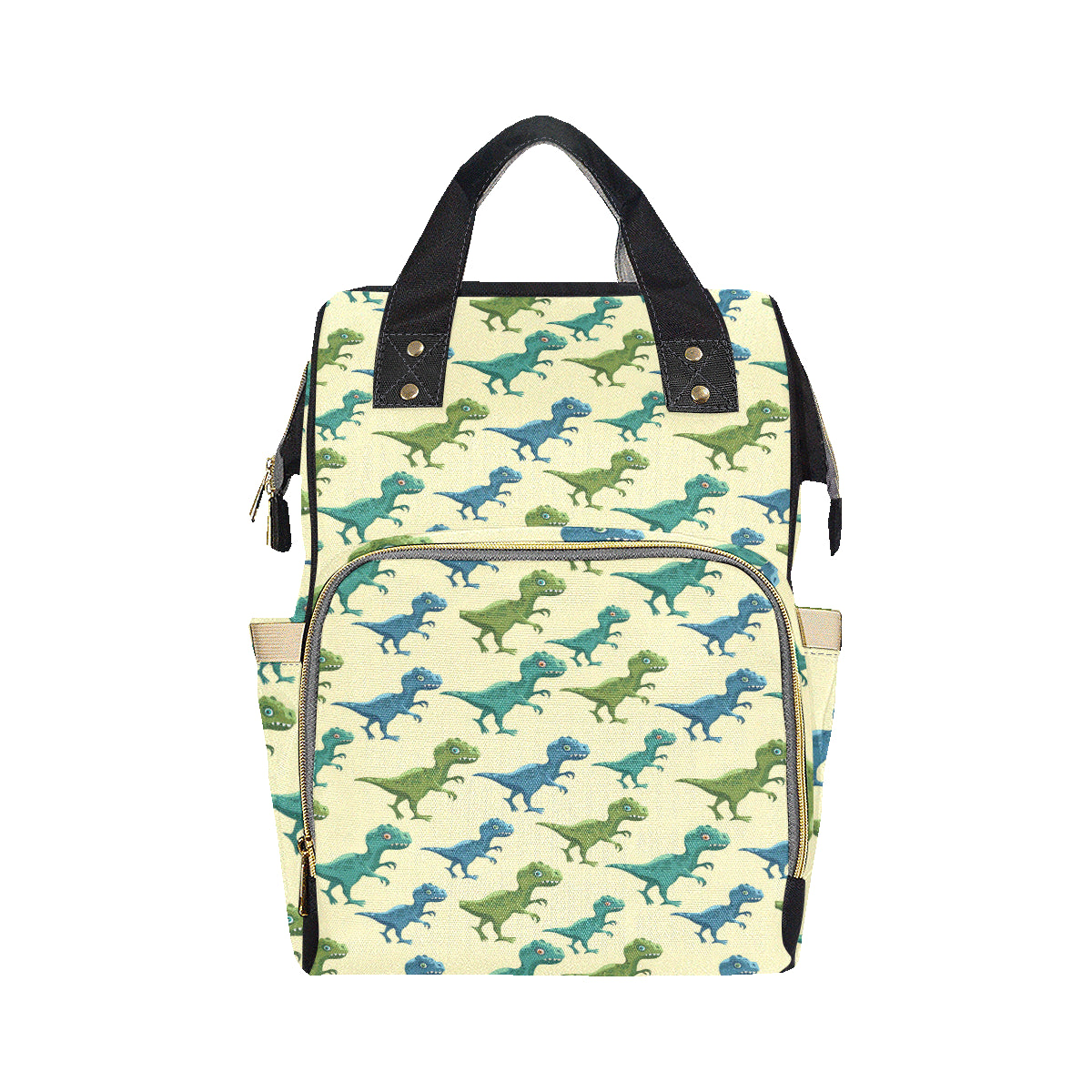 T Rex Pattern Print Design A04 Diaper Bag Backpack
