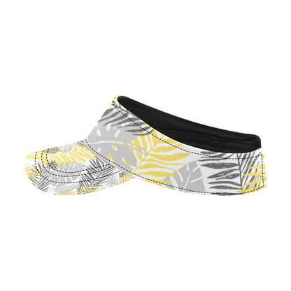 Palm Leaves Pattern Print Design PL012 Unisex Sun Visor