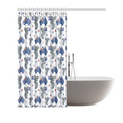 Koala Australia Day Themed Design Shower Curtain
