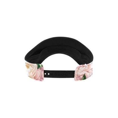 Peony Pattern Print Design PE02 Unisex Sun Visor