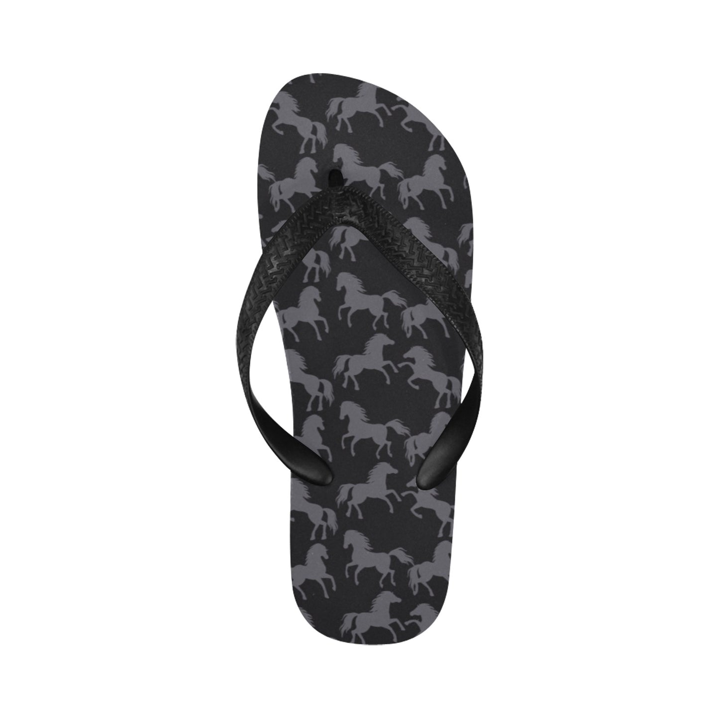 Horse Print Design LKS305 Flip Flops
