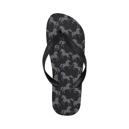 Horse Print Design LKS305 Flip Flops