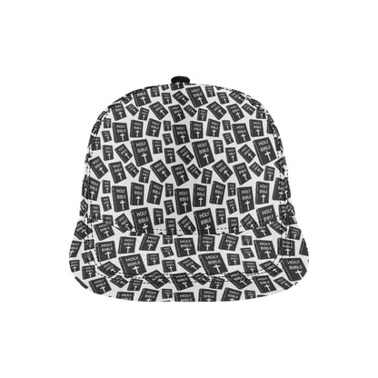 Christian Holy Bible Book Pattern Snapback Cap