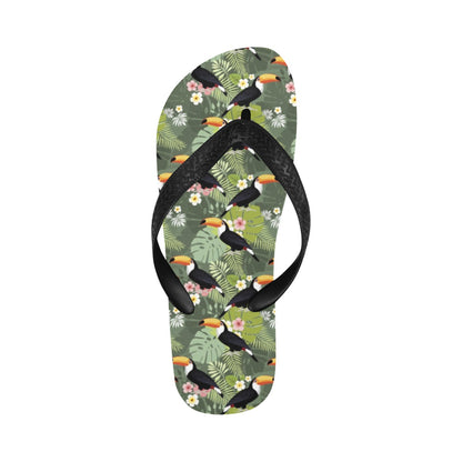 Toucan Print Design LKS304 Flip Flops