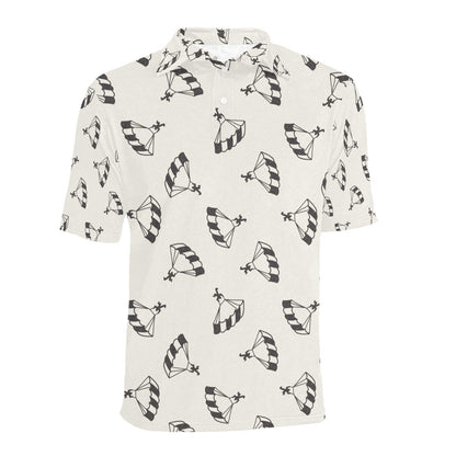 Skydiver Print Design LKS301 Men Polo Shirt