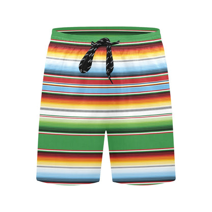 Serape Print Design LKS302 Men's Swim Trunks Beach Shorts