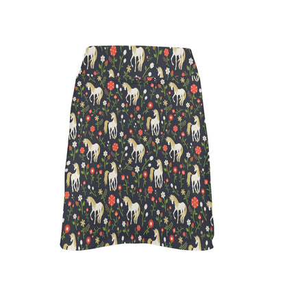 Unicorn Print Design LKS301 17" Golf & Pickleball Skort with Pockets