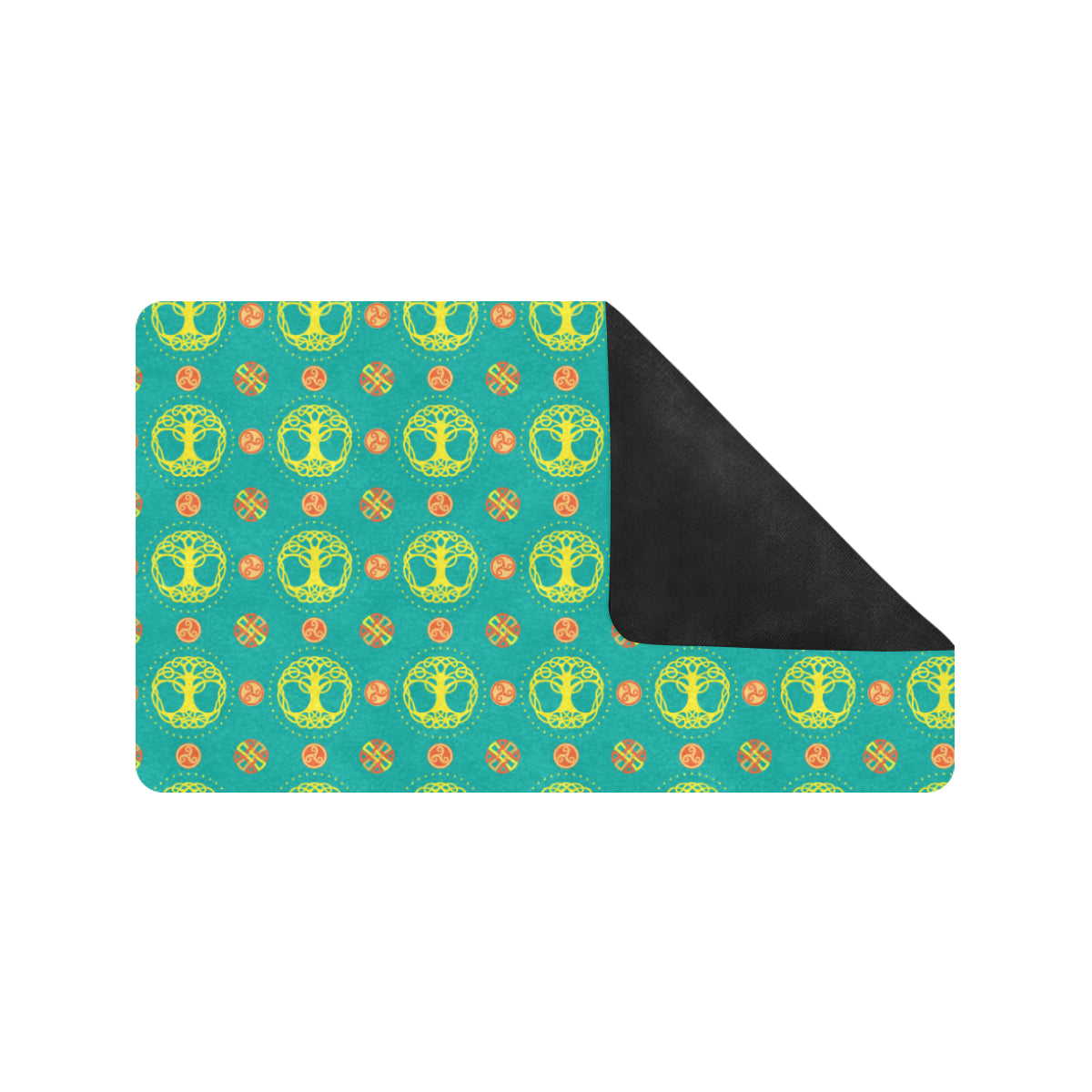 Celtic Tree of Life Print Pattern Rubber Doormat
