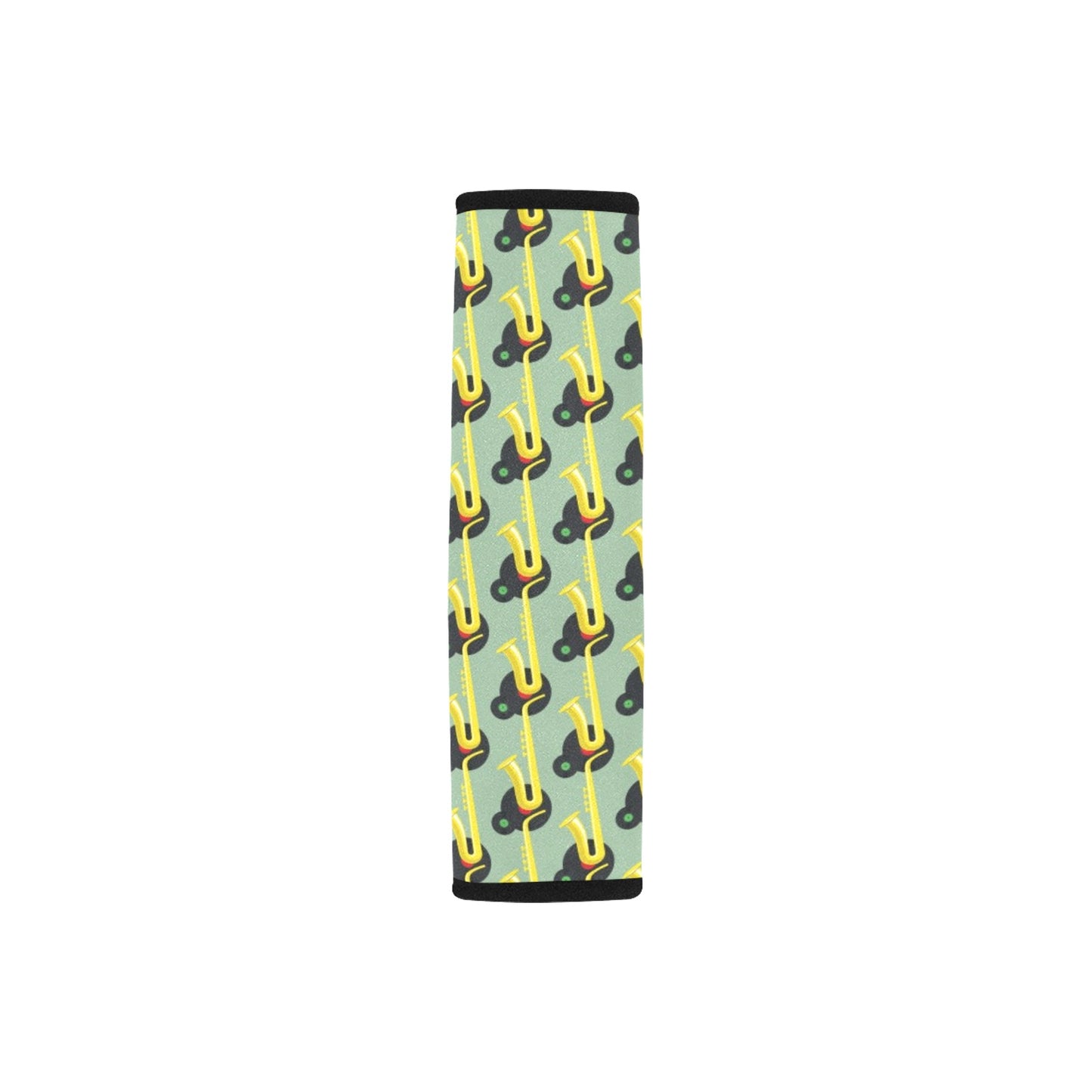 Saxophone Print Design LKS405 Car Seat Belt Cover