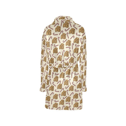 Cookie Pattern Print Design 04 Women's Fleece Robe