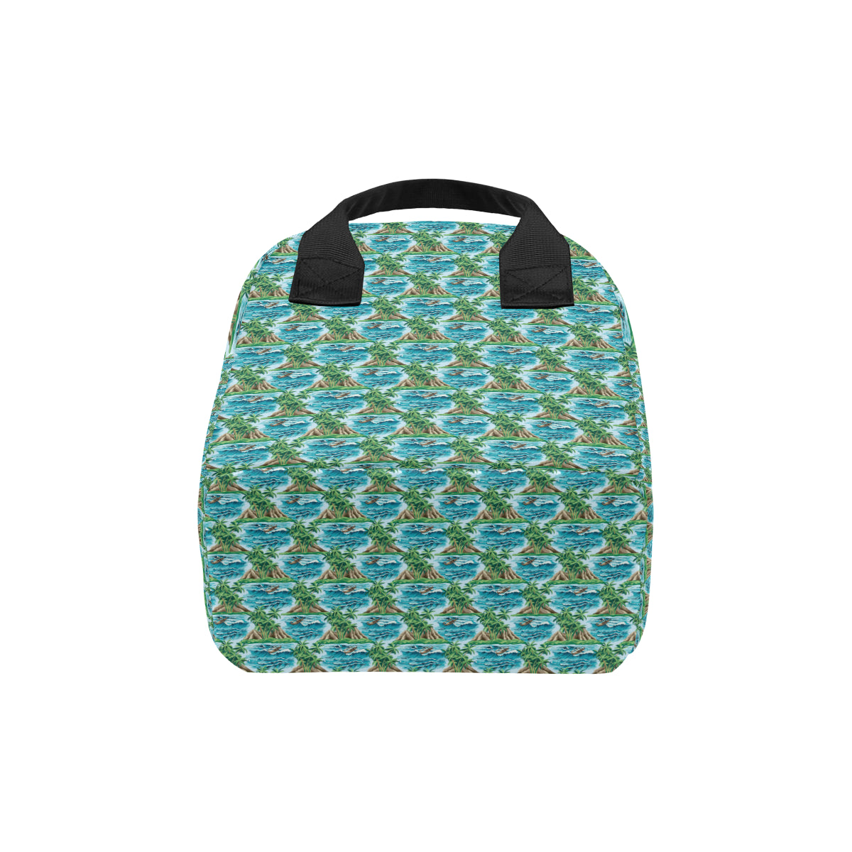 Palm Tree Hawaiian Themed Design Print Insulated Lunch Bag
