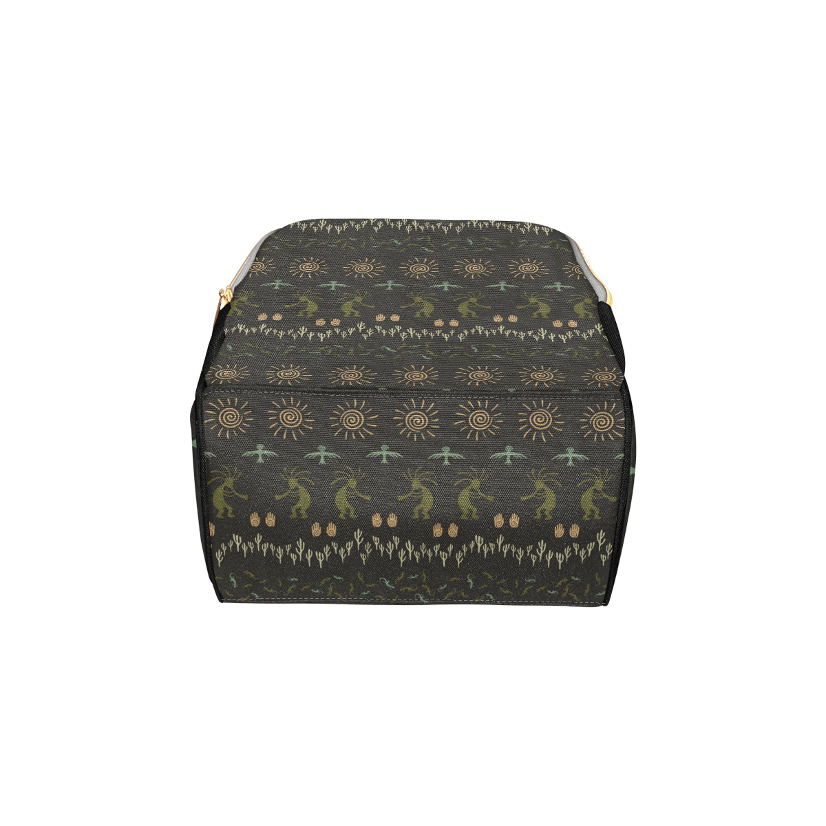 Mayan Pattern Print Design 04 Diaper Bag Backpack