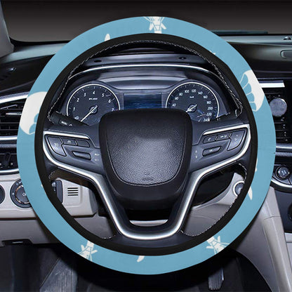 Skydiver Print Design LKS303 Steering Wheel Cover with Elastic Edge