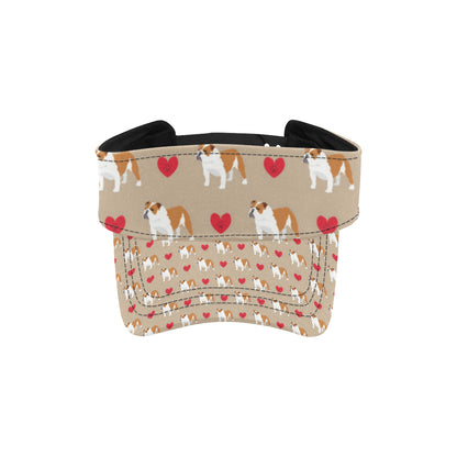 Bulldogs Pattern Print Design 02 Unisex Sun Visor