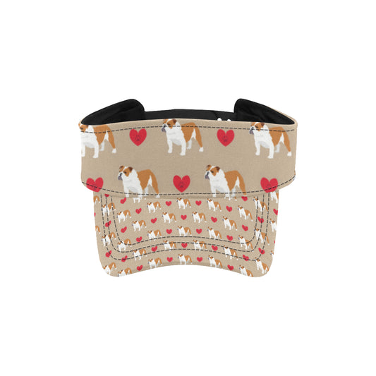 Bulldogs Pattern Print Design 02 Unisex Sun Visor