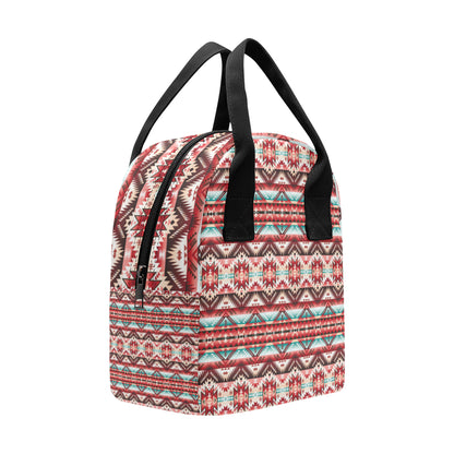 Aztec Western Style Print Pattern Insulated Lunch Bag