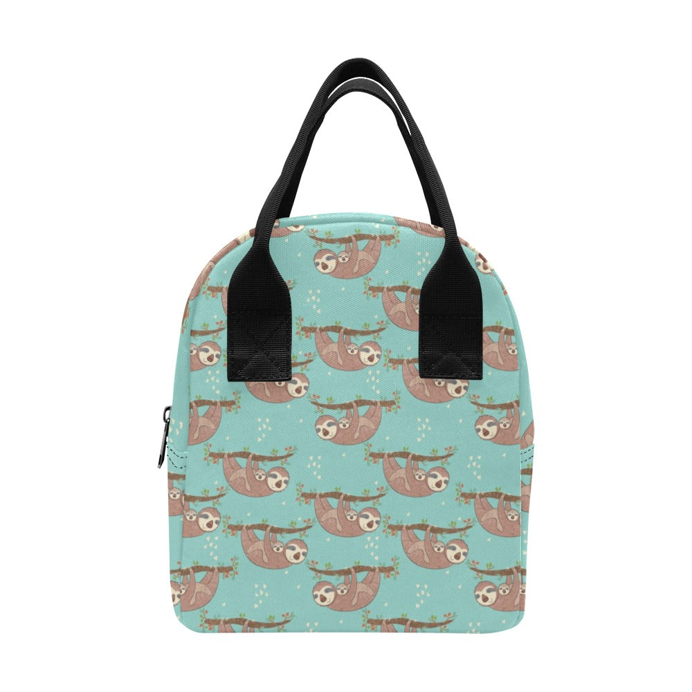 Sloth Print Design LKS302 Insulated Lunch Bag