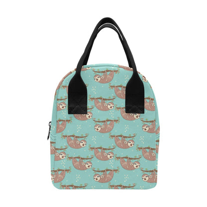 Sloth Print Design LKS302 Insulated Lunch Bag