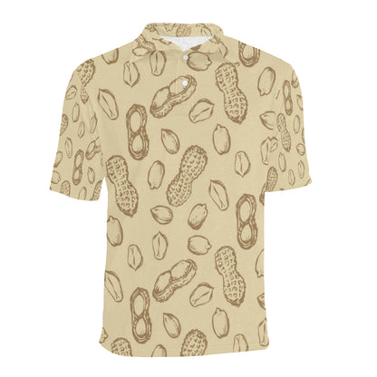 Peanut Pattern Print Design A02 Men Polo Shirt