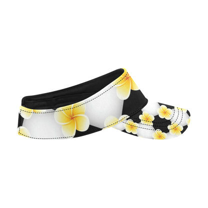 Plumeria Pattern Print Design A04 Unisex Sun Visor