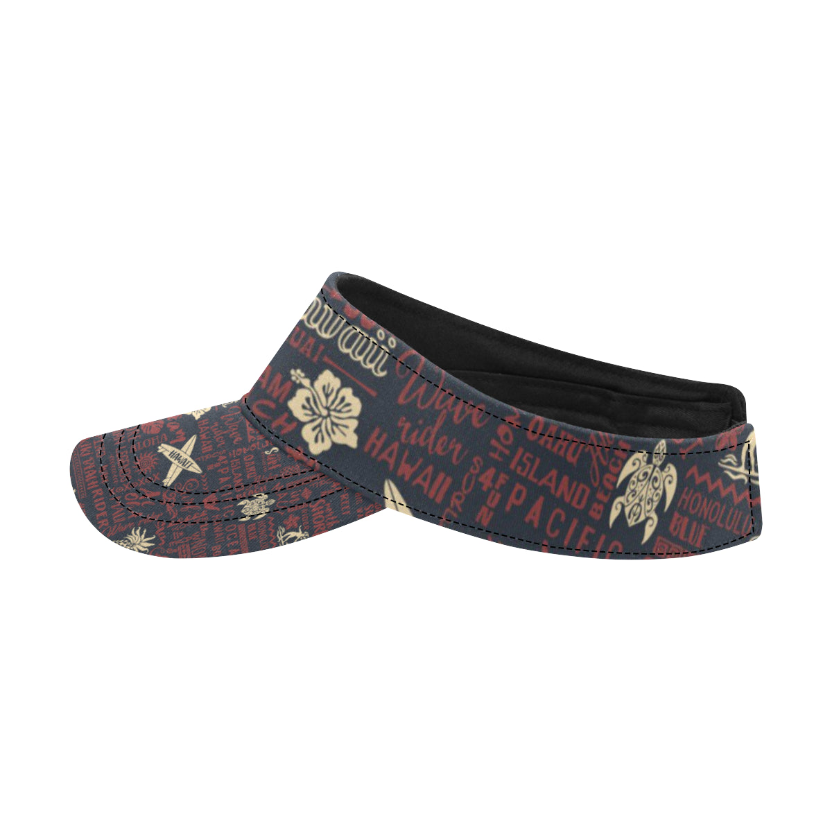 Hawaiian Themed Pattern Print Design H017 Unisex Sun Visor
