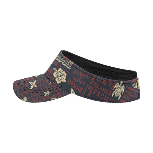 Hawaiian Themed Pattern Print Design H017 Unisex Sun Visor