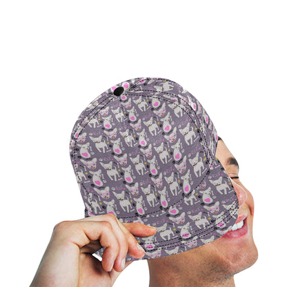 Chihuahua Happy Pattern Snapback Cap