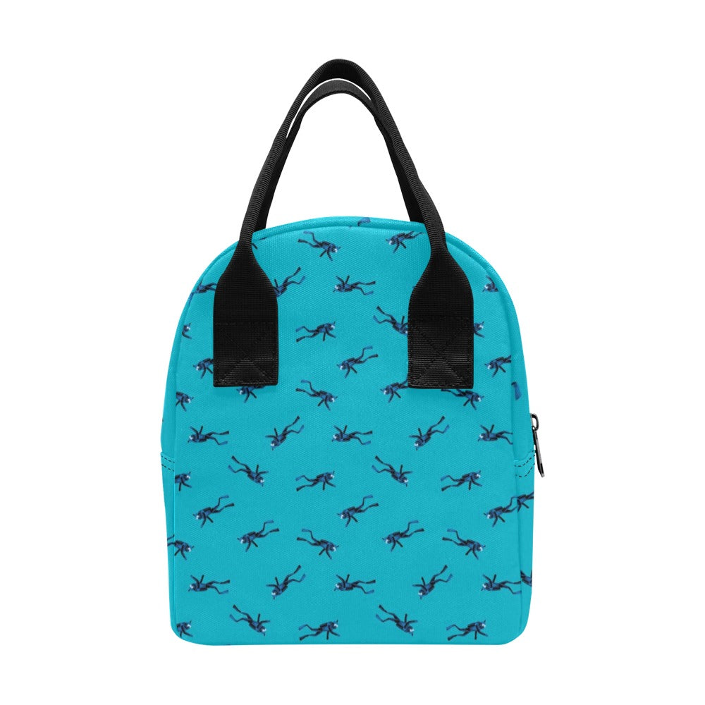 Scuba Driver Print Design LKS304 Insulated Lunch Bag