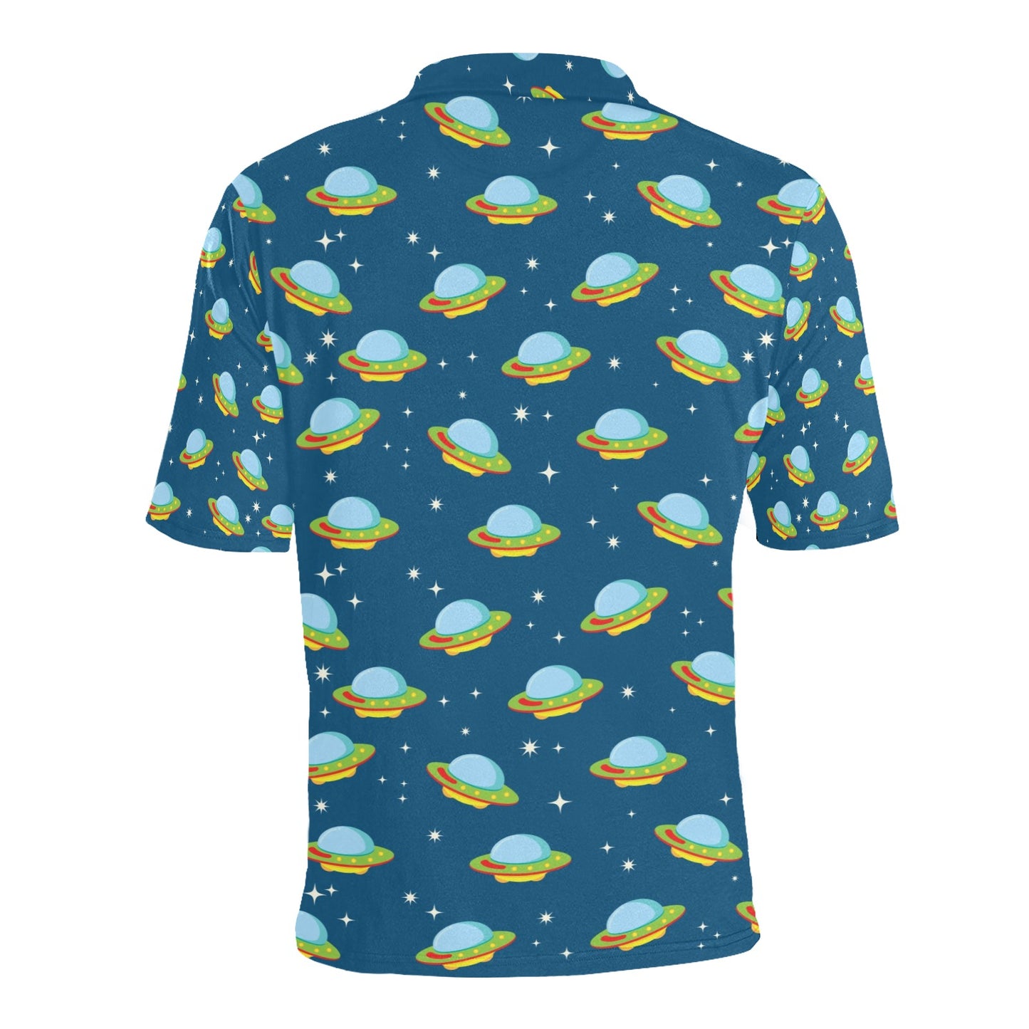 UFO Print Design LKS305 Men Polo Shirt