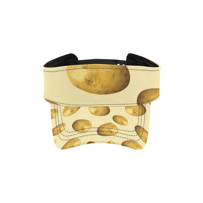 Potato Pattern Print Design A01 Unisex Sun Visor
