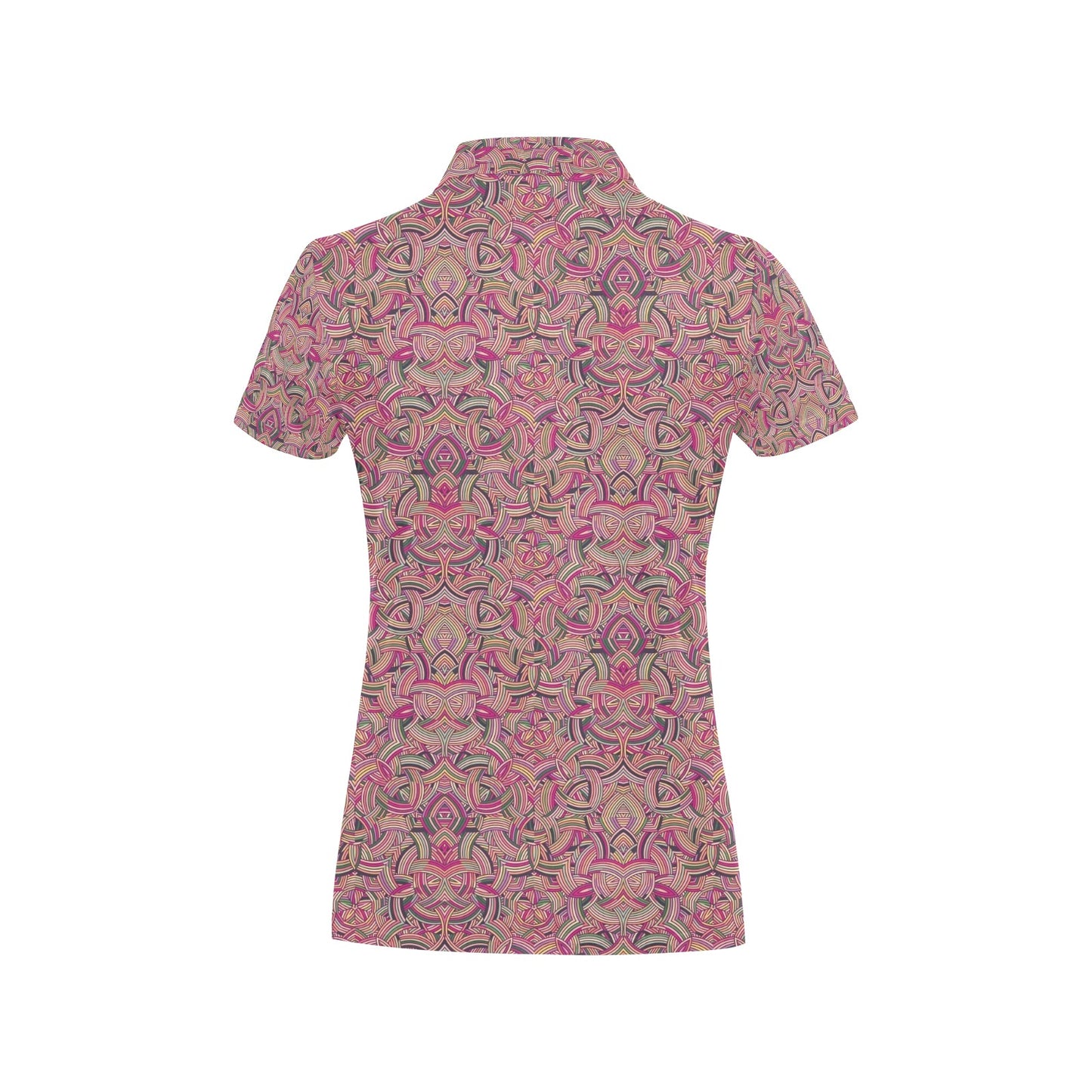 Celtic Pattern Print Design 04 Women's Polo Shirt