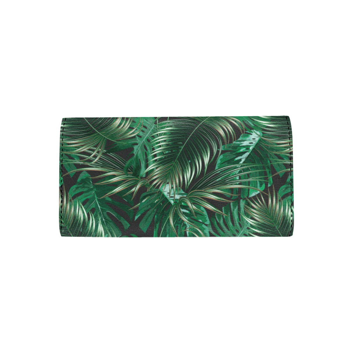 Tropical Flower Pattern Print Design TF012 Women's Trifold Wallet