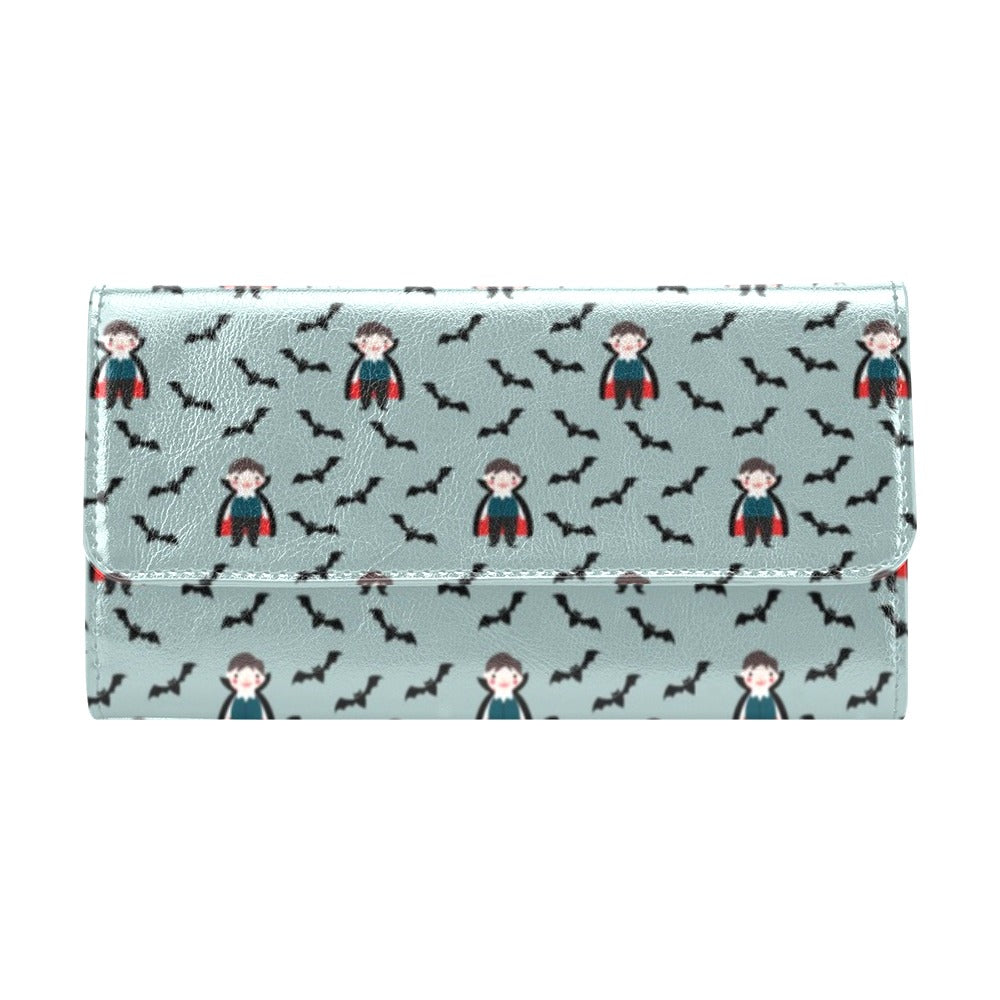 Vampire Print Design LKS304 Women's Trifold Wallet